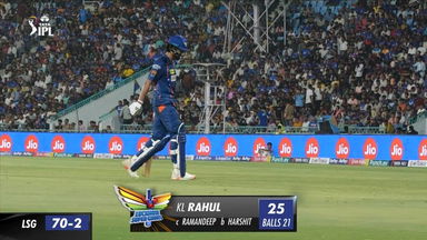 M54: LSG vs KKR – K L Rahul Wicket