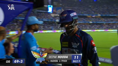 M67: MI vs LSG – Deepak Hooda Wicket