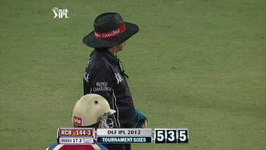 Match 57 PWI vs RCB – Tiwary's Six