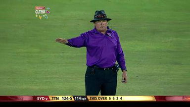 CLT20 2012 M22: SYD vs TTN – David Wiese 61* (28)