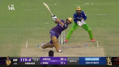 M36: KKR vs RCB – Rinku Singh Six