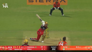 IPL 2026 M01: RCB vs SRH - Devdutt Padikkal Six