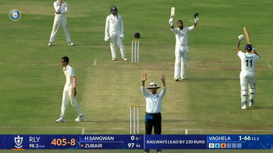 Ranji Trophy 2025-26, Gujarat vs Railways: Zubair Ali khan's scintillating 104(101) powers Railways