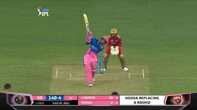 M32: PBKS vs RR – Mahipal Lomror Six