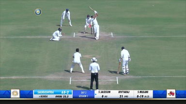 Ranji Trophy 2019-20: Saurashtra vs Mumbai - Super Sixes, Saurashtra 1st Innings