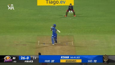 M54: MI vs RCB – Ishan Kishan Six