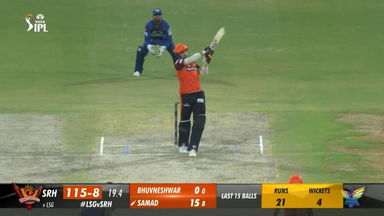 M10: LSG vs SRH – Abdul Samad Six