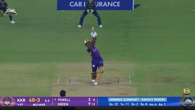 IPL 2026 M25: GT vs KKR - Rovman Powell Six