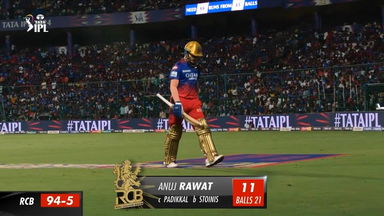 M15: RCB vs LSG – Anuj Rawat Wicket
