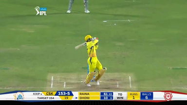 M56: CSK vs KXIP – MS Dhoni Six