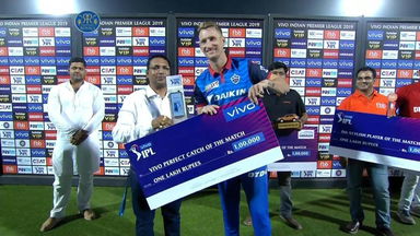 M40: RR vs DC – VIVO Perfect Catch of the Match – Chris Morris