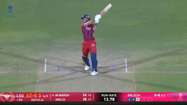 IPL 2026 M64: RR vs LSG - Mitchell Marsh Six