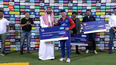 M34: SRH vs DC – Visit Saudi Beyond the Boundaries Longest 6 of the Match – David Warner