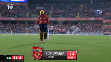 M37: PBKS vs GT – Jitesh Sharma Wicket