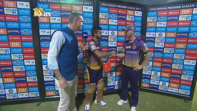 M7: MI vs KKR  – Manish Pandey & Chris Lynn Interview