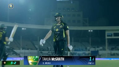 IND-W vs AUS-W 2022, 3RD T20I: Tahlia McGrath Wicket