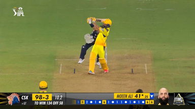 M59: GT vs CSK – Moeen Ali Six