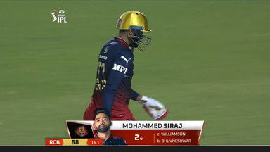 M36: RCB vs SRH – Mohammed Siraj Wicket