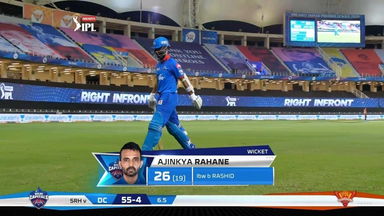 M47: SRH vs DC – Ajinkya Rahane Wicket