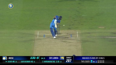 IND vs SL 2023, 2ND T20I: Axar Patel  Six