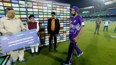 CLT20 2014 M9: HOB vs NK  –   Man Of The Match – Ben Hilfenhaus