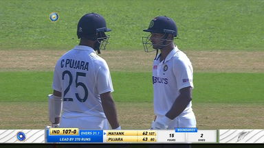 Mayank Agarwal's solid opening act of 62