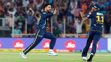 SENSATIONAL: Rashid Khan claims the first hat-trick of IPL 2023