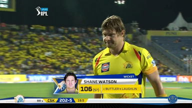 M17: CSK vs RR – Shane Watson Wicket