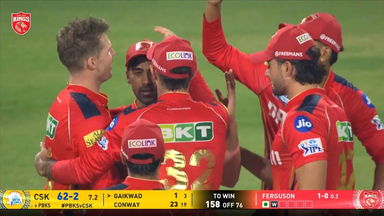 IPL 2025 M22: PBKS vs CSK - Fall of Wickets