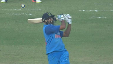 IND vs SL 2017, 2nd ODI: Rohit Sharma Six