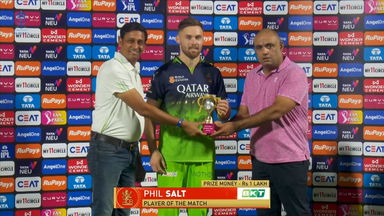 IPL 2025 M28: RR vs RCB - Player of the Match - Phil Salt