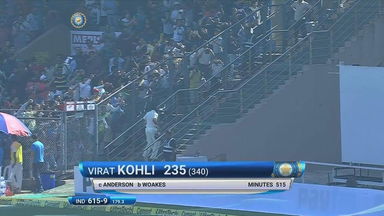 IND vs ENG 2016 - 4th Test, day 4 : Virat Kohli Wicket