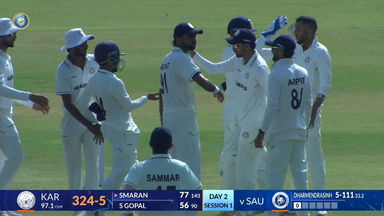 Ranji Trophy 2025-26, Saurashtra vs Karnataka, Day 2: Match Highlights