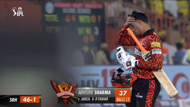M18: SRH vs CSK – Abhishek Sharma Wicket