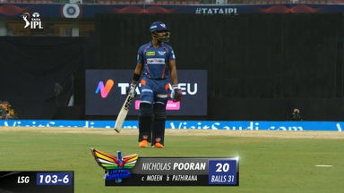 M45: LSG vs CSK –  Nicholas Pooran  Wicket