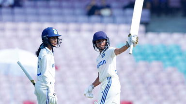 Shubha Satheesh's impressive 69 (76) on debut