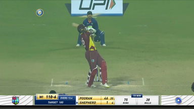 IND vs WI 2022, 3RD T20I: Romario Shepherd Six