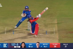 Six: Match 2, Mumbai Indians vs Delhi Capitals, WPL 2025: Sarah Bryce Six