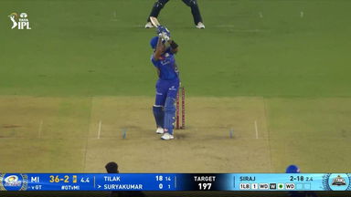 IPL 2025 M09: GT vs MI - Suryakumar Yadav Six
