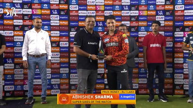 IPL 2025 M51: GT vs SRH - Angel One Super Sixes of the Match - Abhishek Sharma