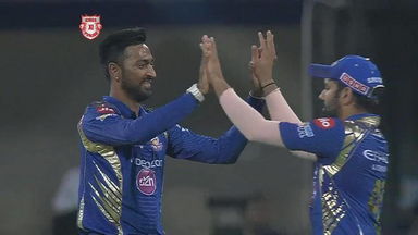 M22: KXIP vs MI  – Fall Of Wickets