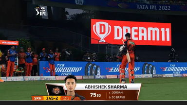 M17: CSK vs SRH – Abhishek Sharma Wicket
