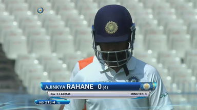IND vs SL 2017, 1st Test Day 5: Ajinkya Rahane Wicket