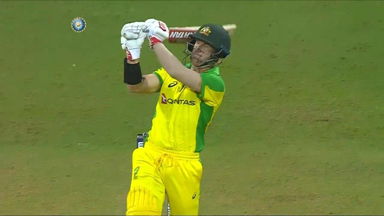 IND vs AUS 2020, 1st ODI: David Warner Six