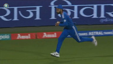 Terrific Running Catch ft. Virat Kohli