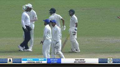 Ranji Trophy 2019-20: Bengal  vs Karnataka, SF2 - Sudip Chatterjee survives hit-wicket, courtesy no-ball