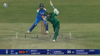 IND vs SA 2025, 1st ODI: Corbin Bosch Six