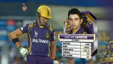 M5: KKR vs RCB – Gautam Gambhir 58