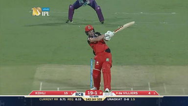 M17: RCB vs RPS – AB de Villiers Six
