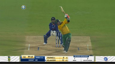 IND vs SA 2022, 3RD T20I: Heinrich Klaasen Six